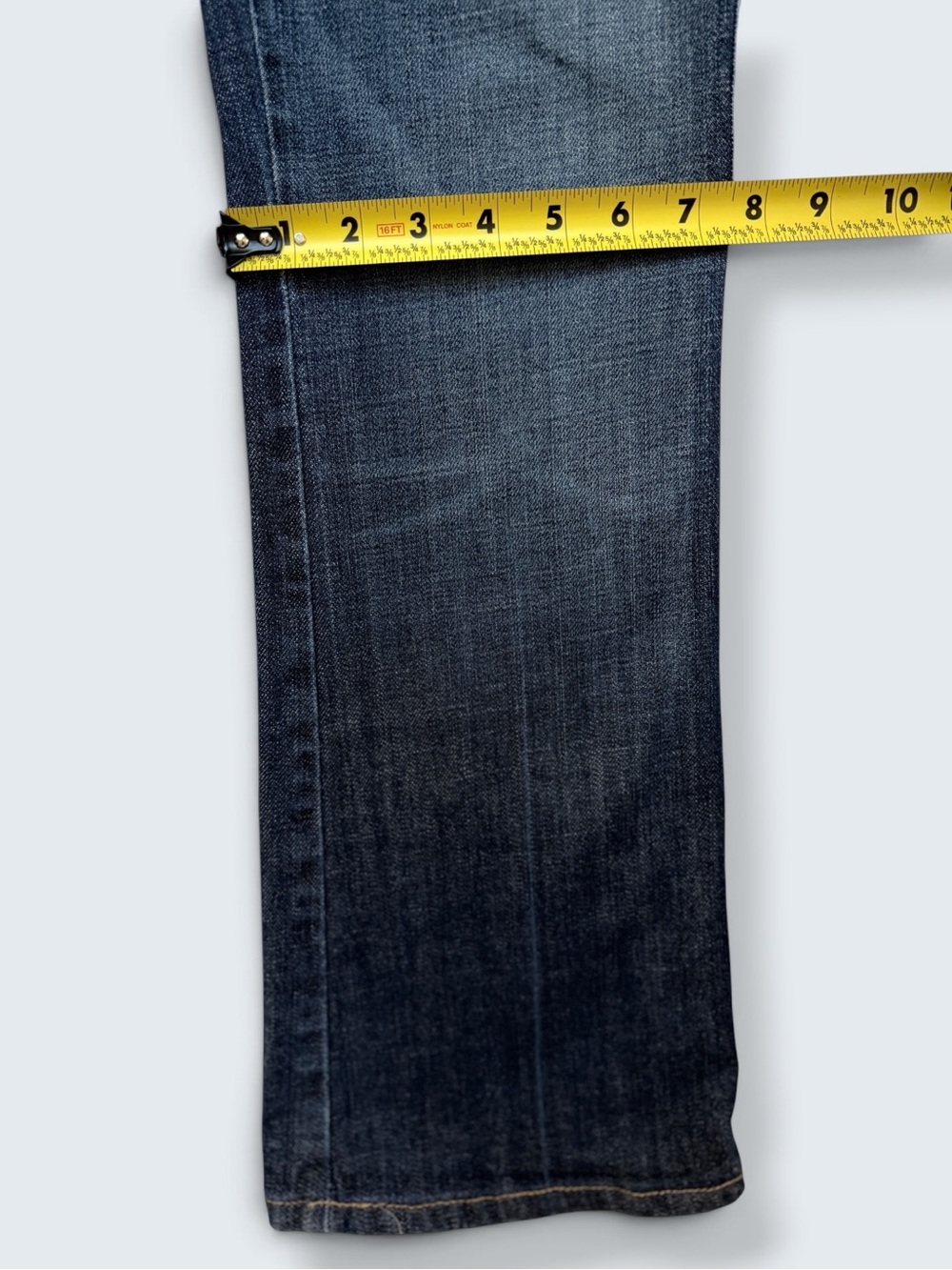 7 For All Mankind Vintage A Pocket Flare Jeans Size 30 Y2K - Picture 12 of 14